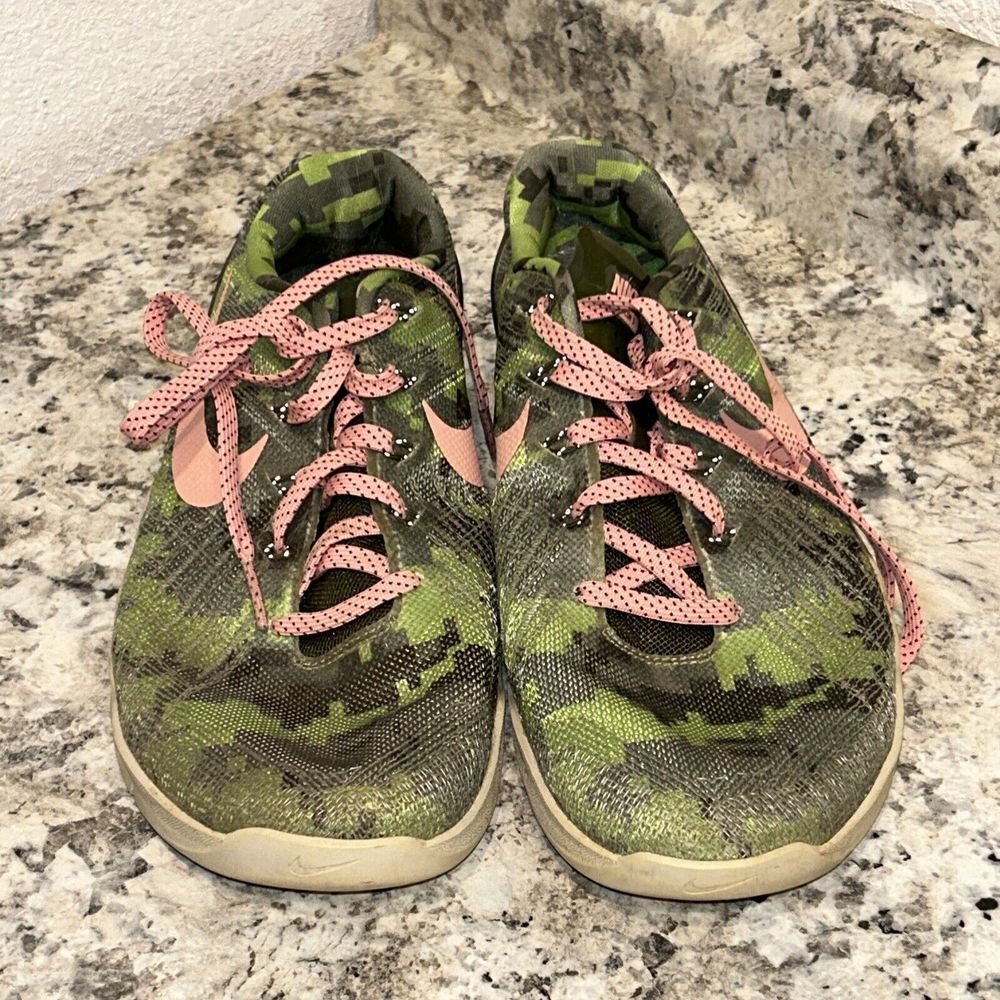 Nike Metcon 3 AMP Shoes Size 8.5 Womens Sneakers Camo Weightlifting Athletic B4 - Picture 1 of 7